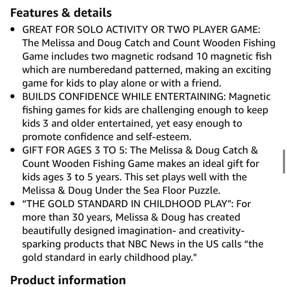 Melissa & Doug Fishing Game - Picture 9 of 9